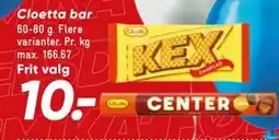 Bilka Cloetta bar tilbud