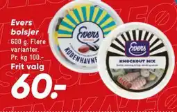 Bilka Evers bolsjer tilbud