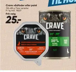 Bilka Crave vådfoder eller paté tilbud