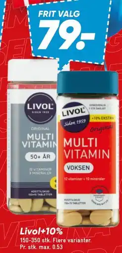 Bilka Livol+10% tilbud