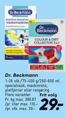 Bilka Dr. Beckmann tilbud
