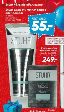Bilka Stuhr Grow My Hair shampoo eller balsam tilbud