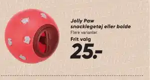 Bilka Jolly Paw snacklegetøj eller bolde tilbud