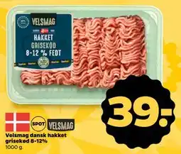 Netto Velsmag dansk hakket grisekød 8-12% tilbud