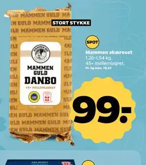 Netto Mammen skæreost tilbud