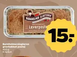 Netto Bornholmerslagteren grovhakket postej tilbud