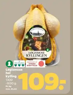 Netto Løgismose hel kylling tilbud