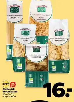 Netto Økologisk durumpasta tilbud