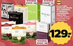Netto Kung Fu Girl, Golden Zin, Mucho Mas, Lindemans, Il Capolavoro Appassimento Bag-in-Box tilbud