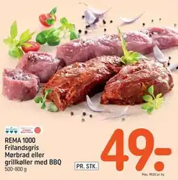 REMA 1000 REMA 1000 Frilandsgris Mørbrad eller grillkøller med BBQ tilbud