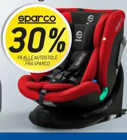 Thansen sparco 30% PÅ ALLE AUTOSTOLE FRA SPARCO tilbud