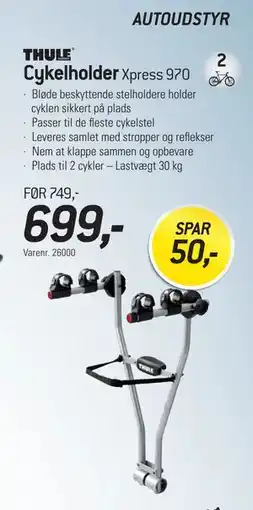 Thansen THULE Cykelholder tilbud