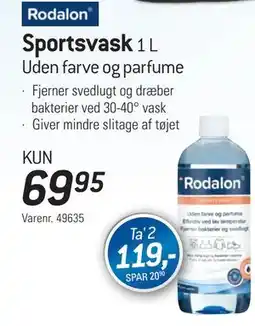 Thansen Sportsvask tilbud