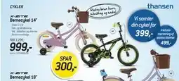 Thansen Børnecykel 14 tilbud