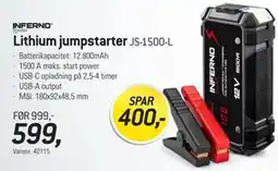 Thansen Lithium jumpstarter tilbud