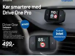 Thansen Drive One Trafikalarm tilbud