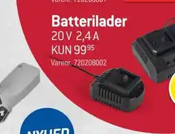 Thansen Batterilader 20 V 2,4 A tilbud