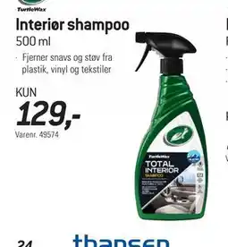 Thansen Interiør shampoo tilbud