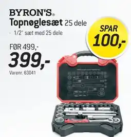 Thansen BYRON'S Topnøglesæt tilbud