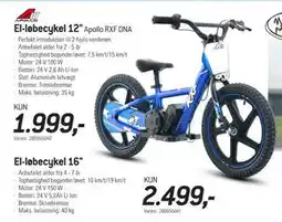 Thansen El-løbecykel 12 tilbud