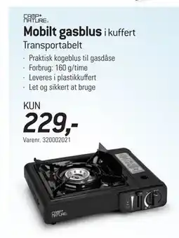 Thansen CAMP+ NATURE Mobilt gasblus tilbud