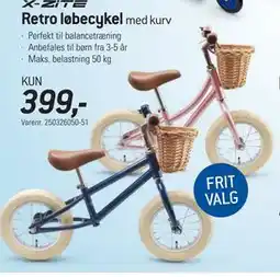 Thansen Retro løbecykel tilbud