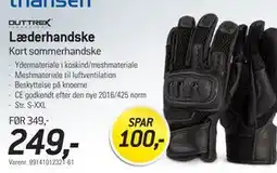 Thansen Læderhandske tilbud