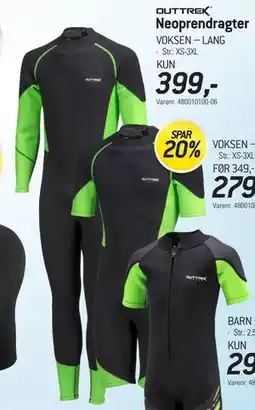 Thansen Neoprendragter VOKSEN – LANG tilbud