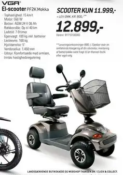 Thansen VGA El-scooter tilbud