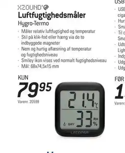 Thansen Luftfugtighedsmåler tilbud