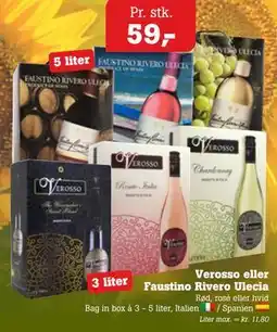 Poetzsch Padborg Verosso eller Faustino Rivero Ulecia tilbud