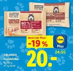 Lidl ORLANDO Hundefoder, App-pris tilbud