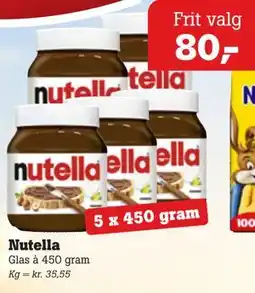 Poetzsch Padborg Nutella tilbud