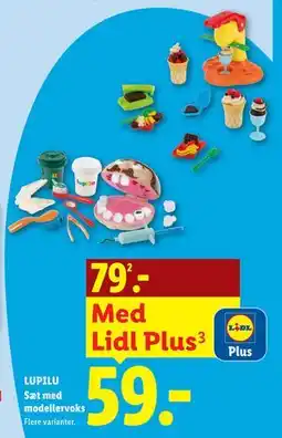 Lidl Sæt med modellervoks tilbud