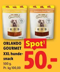 Lidl ORLANDO GOURMET XXL hundesnack tilbud