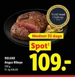 Lidl DELUXE Angus Ribeye tilbud