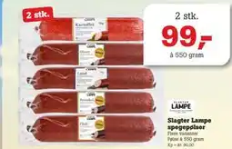 Poetzsch Padborg Slagter Lampe spegepølser tilbud