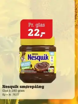 Poetzsch Padborg Nesquik smørepålæg tilbud