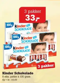 Poetzsch Padborg Kinder Schokolade tilbud