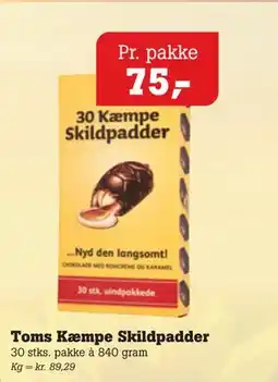 Poetzsch Padborg Toms Kæmpe Skildpadder tilbud