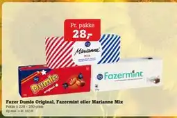 Poetzsch Padborg Fazer Dumle Original, Fazermint eller Marianne Mix tilbud
