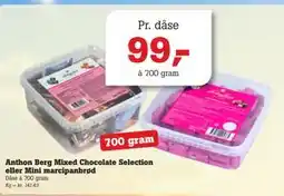 Poetzsch Padborg Anthon Berg Mixed Chocolate Selection eller Mini marcipanbrød tilbud