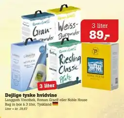 Poetzsch Padborg Dejlige tyske hvidvine tilbud