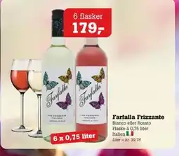 Poetzsch Padborg Farfalla Frizzante tilbud