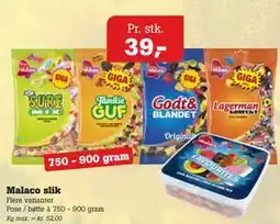 Poetzsch Padborg Malaco slik tilbud