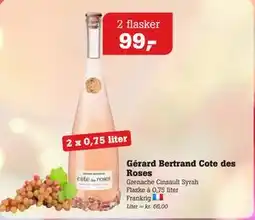 Poetzsch Padborg Gérard Bertrand Cote des Roses tilbud