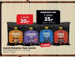 Poetzsch Padborg Carletti Makulaku Finsk Lakrids tilbud