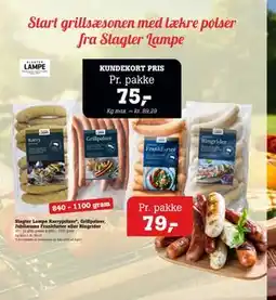 Poetzsch Padborg Slagter Lampe Karrypølser*, Grillpølser, Jubilæums Frankfurter eller Ringrider tilbud