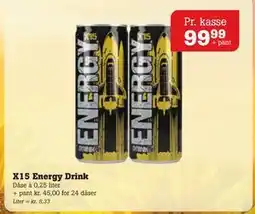 Poetzsch Padborg X15 Energy Drink tilbud