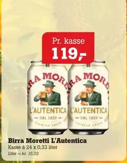 Poetzsch Padborg Birra Moretti L'Autentica tilbud
